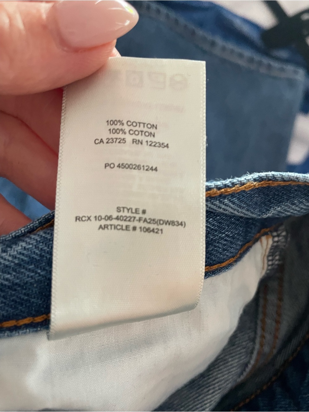 Denim Forum The '90s Iggy Lo-Rise Baggy Jean, size 27 - Picture 7 of 8